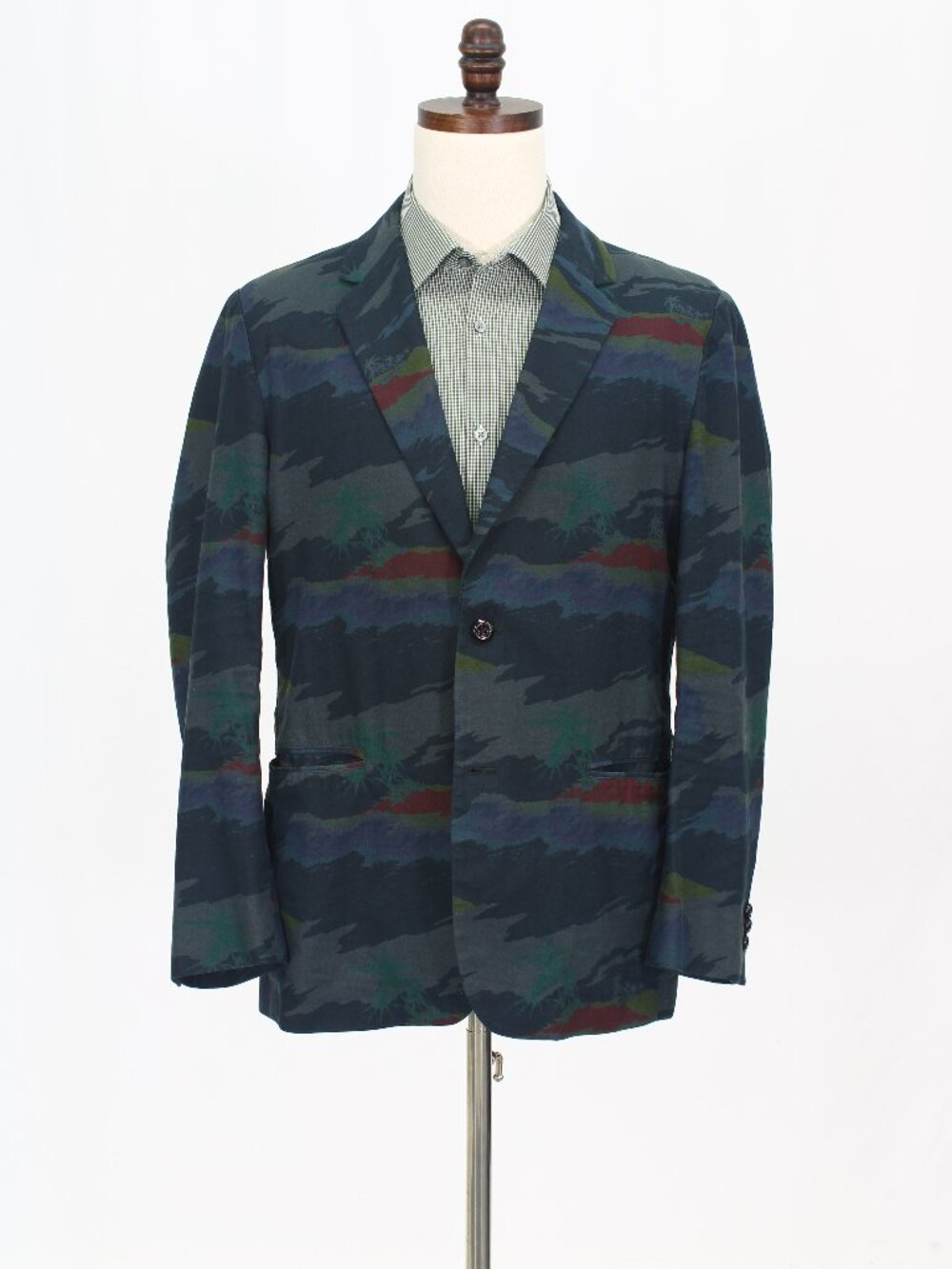 Adam Kimmel 42r Blue Blazer Sport Coat Jacket 2-Button Solid W700